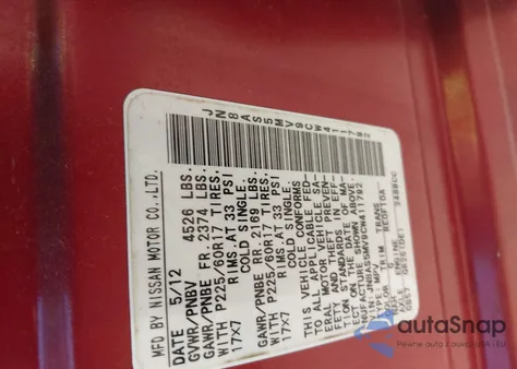 2012 Nissan Rogue Sv from USA, damaged, VIN JN8AS5MV9CW411792